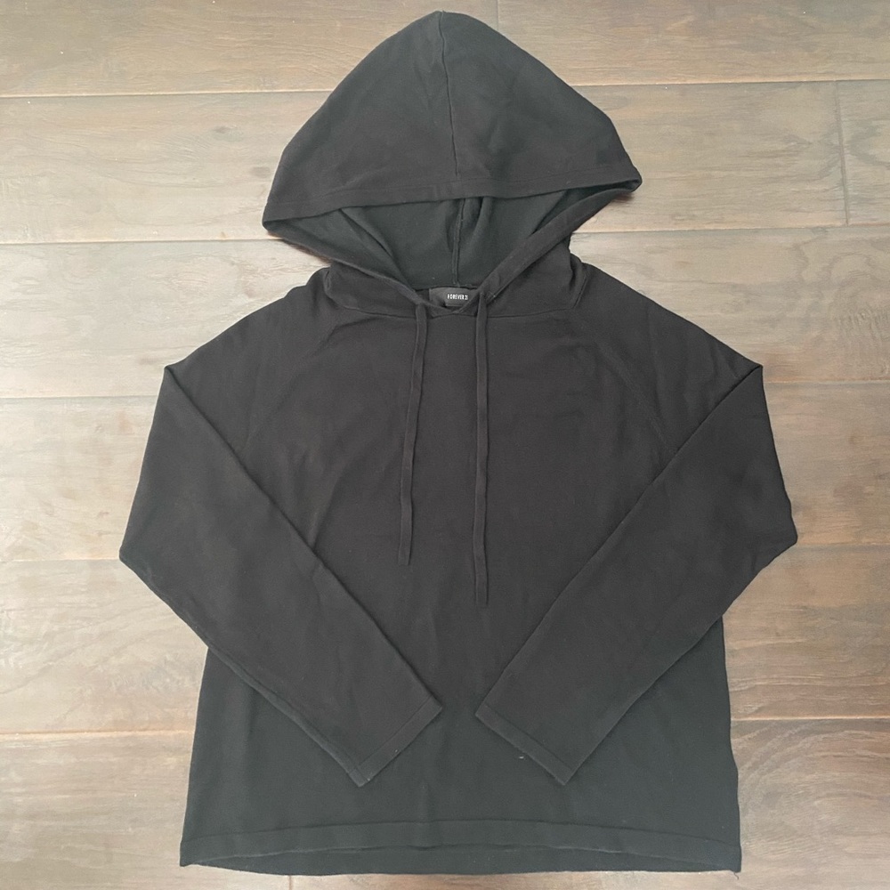Forever 21 Soft Black Hoodie